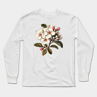 Vintage Cherry Blossom Art Long Sleeve T-Shirt